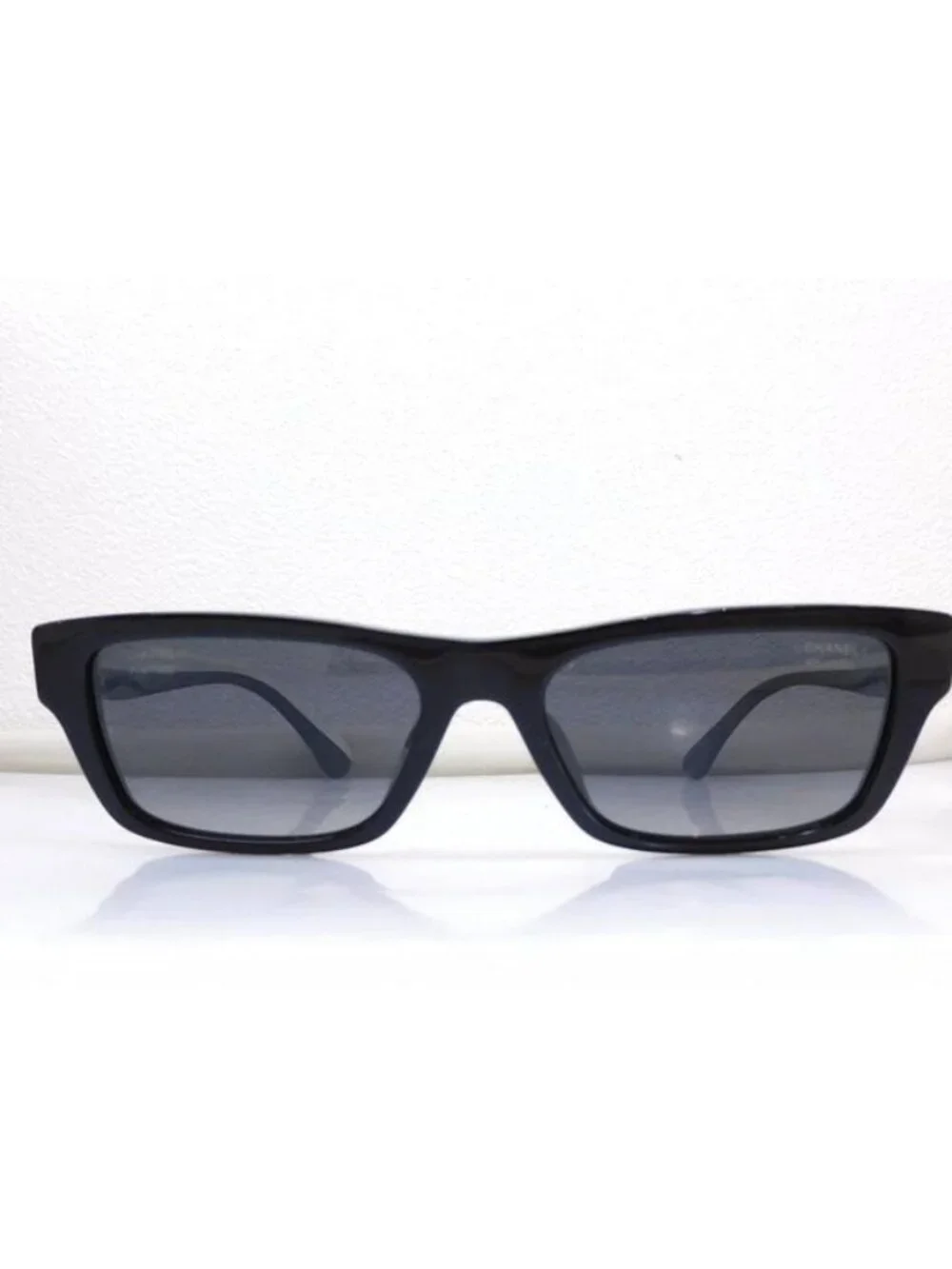 Chanel Sunglasses Rectangle Shape Eyewear CC Logo